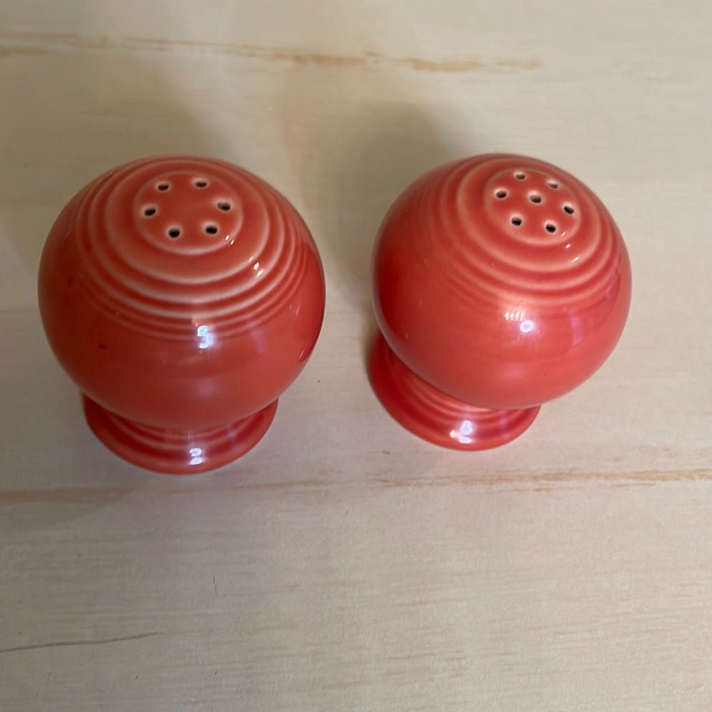 Fiestaware Salt and Pepper shakers